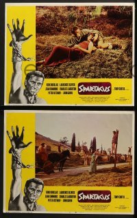 4w438 SPARTACUS 8 LCs R1968 classic Stanley Kubrick & Kirk Douglas epic, cool gladiator images!