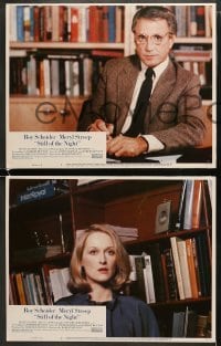 4w443 STILL OF THE NIGHT 8 LCs 1982 Roy Scheider, Meryl Streep, if looks could kill!
