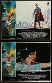 4w445 SUPERMAN 8 LCs 1978 Christopher Reeve, Margot Kidder, Glenn Ford, Phyllis Thaxter, Cooper!