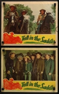 4w655 TALL IN THE SADDLE 5 LCs 1944 great images of John Wayne & pretty Ella Raines!