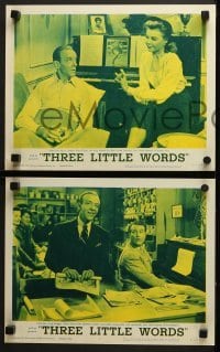 4w459 THREE LITTLE WORDS 8 LCs R1963 Fred Astaire, Red Skelton, Arlene Dahl, Vera-Ellen!