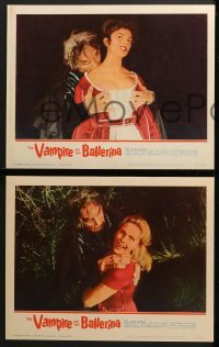 4w478 VAMPIRE & THE BALLERINA 8 LCs 1962 blood-lusting vampire queen fiend who preys on girls!