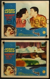 4w480 VISIT TO A SMALL PLANET 8 LCs 1960 wacky alien Jerry Lewis, Joan Blackman, sci-fi comedy!