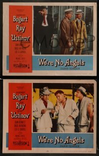 4w612 WE'RE NO ANGELS 6 LCs 1955 Humphrey Bogart, Aldo Ray & Peter Ustinov, directed by Curtiz!