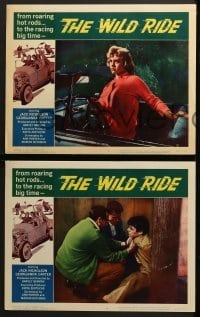 4w492 WILD RIDE 8 LCs 1960 from roaring hot rods to the racing big time, cool border art!