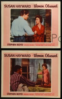 4w555 WOMAN OBSESSED 7 LCs 1959 Best Actress Academy Award Winner Susan Hayward, Stephen Boyd