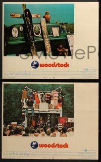 4w831 WOODSTOCK 3 LCs 1970 great images from legendary rock 'n' roll concert!