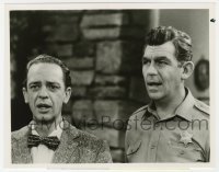 4x165 ANDY GRIFFITH SHOW TV 7x9 still 1968 he's singing with Don Knotts as Barney Fife!