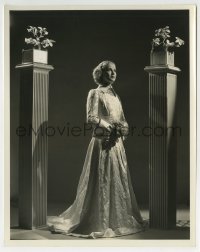 4x171 ANITA LOUISE 8x10.25 still 1936 in silvery metal cloth between pillars by Welbourne!