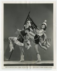 4x179 ANNE NAGEL/PEGGY MORAN 8x10 still 1940 as high strutting cheerleaders for the 4th of July!