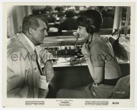 4x268 CHARADE 8x10.25 still 1963 Cary Grant & Audrey Hepburn discuss her husband's murder!
