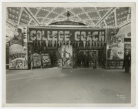 4x013 COLLEGE COACH 8x10 still 1933 theater front with posters & college pennants, Dick Powell!