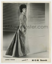 4x285 CONNIE FRANCIS 8x9.75 music publicity still 1964 the singer full-length in pretty dress!