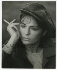 4x302 DAY FOR NIGHT French 7.75x9.75 still 1973 great c/u of beautiful smoking Jacqueline Bisset!