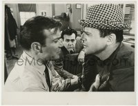 4x375 FOR THE PEOPLE TV 7x9 still 1967 young William Shatner & Lonny Chapman interrogate suspect!