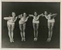 4x381 FOUR JEWELS deluxe 8x10 still 1930s portrait of sexy dancers who appeared in stage shows!