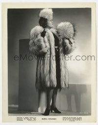 4x411 GLORIA SWANSON 8x10.25 still 1941 wearing glamorous fur coat from Father Takes a Wife!