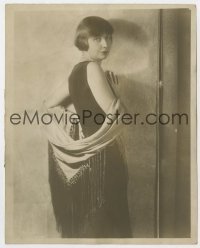 4x449 HELEN BRODERICK deluxe 8x10 still 1928 the pretty actress against wall looking over shoulder!