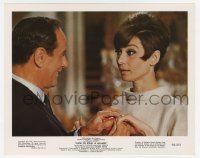 4x102 HOW TO STEAL A MILLION color 8x10 still 1966 great c/u of Eli Wallach & sexy Audrey Hepburn!