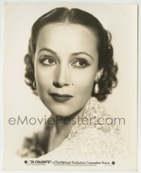 4x483 IN CALIENTE 8x10.25 still 1935 head & shoulders portrait of Dolores Del Rio wearing lace!