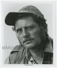4x504 JAWS 8.25x10 still 1975 great head & shoulders portrait of Robert Shaw, Steven Spielberg!
