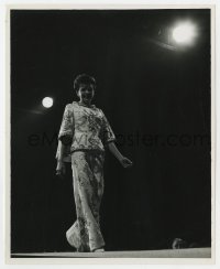 4x531 JUDY GARLAND 8x10 still 1964 on stage at charity fashion show near the end of her career!