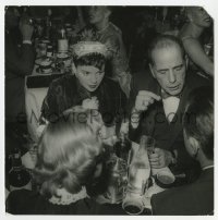 4x534 JUDY GARLAND/HUMPHREY BOGART 8x8 English news photo 1955 chatting at Ciro's after the Oscars!