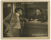 4x604 LOVE BURGLAR 8x10 LC 1919 Wallace Beery tips off policeman of a big job that's going down!