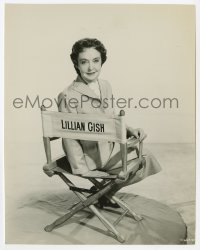 4x585 LILLIAN GISH 7.25x9.25 still 1955 sitting in her personal chair when making The Cobweb!