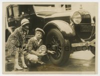 4x637 MICKEY DANIELS/PEGGY JAMES 6x8 news photo 1927 letting air out of President Coolidge's tire!