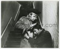 4x638 MIDNIGHT COWBOY 8x10 still 1969 Jon Voight holding sick Dustin Hoffman at bottom of stairs!