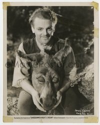 4x639 MIDSUMMER NIGHT'S DREAM 8x10.25 still 1935 c/u of smiling James Cagney holding Bottom mask!