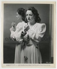 4x640 MILDRED PIERCE 8.25x10 still 1945 close up of crazed Joan Crawford clutching gun by mirror!
