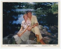 4x649 MOGAMBO 8x10 color still #8 1953 great portrait of Clark Gable & sexy Grace Kelly by lake!