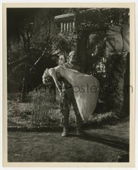 4x657 MUMMY'S TOMB 8.25x10 still 1942 monster Lon Chaney Jr. carrying Elyse Knox in cemetery!