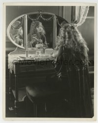 4x725 PEARL WHITE deluxe 8x10 still 1920s the famous silent serial star brushing hair at vanity!