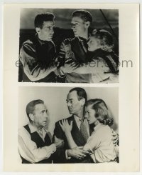 4x729 PETRIFIED FOREST 8.25x10 news photo 1955 Bogart, Fonda, Bacall instead of Howard & Davis!