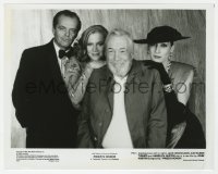 4x763 PRIZZI'S HONOR candid 8x10 still 1985 director John Huston with Nicholson, Turner & Anjelica!