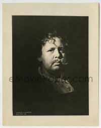 4x792 REMBRANDT 8x10 key book still 1936 c/u of Charles Laughton as the famous artist in shadows!