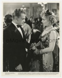 4x813 ROARING TWENTIES 8x10 still 1939 close up of James Cagney & Gladys George at fancy party!