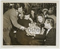 4x816 ROD CAMERON/YVONNE DE CARLO 8.25x10 still 1947 at party with Lilli Palmer & Turhan Bey!
