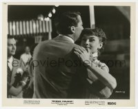 4x820 ROMAN HOLIDAY 8x10.25 still R1960 c/u of beautiful Audrey Hepburn & Gregory Peck dancing!