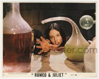 4x123 ROMEO & JULIET 8x10 mini LC #2 1969 great image of Olivia Hussey reaching for poison!