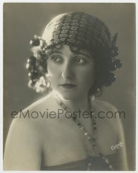 4x833 RUTH KING deluxe 8x10 still 1923 great portrait with cool hat & bare shoulders by Evans!
