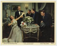 4x126 SILK STOCKINGS color 8x10 still #7 1957 Astaire laughs at Lorre & others leering at Charisse!