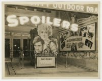 4x047 SPOILERS 8x10.25 still 1930 theater front display with Gary Cooper & Kay Johnson