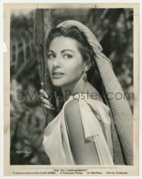 4x913 TEN COMMANDMENTS 8x10.25 still 1956 best portrait of beautiful Yvonne De Carlo as Sephora!