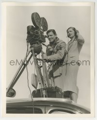4x945 TOO HOT TO HANDLE deluxe 8x10 still 1938 Myrna Loy & Clark Gable behind camera by C.S. Bull!