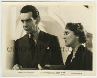 4x922 THINGS TO COME 8.25x10.25 still 1936 H.G. Wells, Pearl Argyle staring at Raymond Massey!