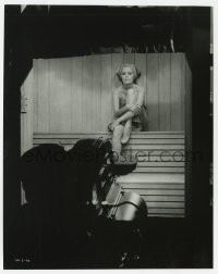 4x930 THOMAS CROWN AFFAIR candid 8x10.25 still 1968 sexy naked Faye Dunaway filmed in sauna!
